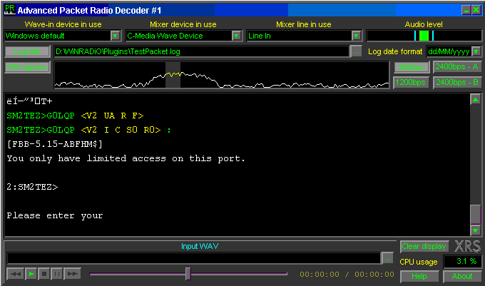 Advanced Packet Radio Decoder