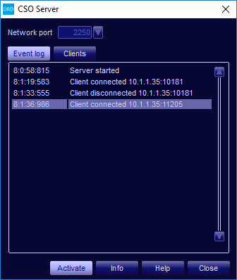 WR-DRD-171 Digital Radio Decoder Client/Server Option - Server Operation