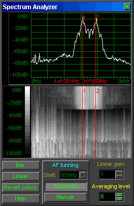 FSK Decoder - Spectrum Analyzer