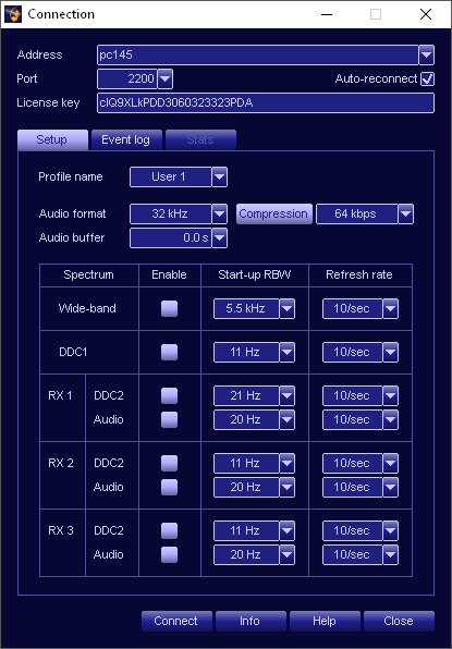 G69DDC Client/Server Option - Client Set-up