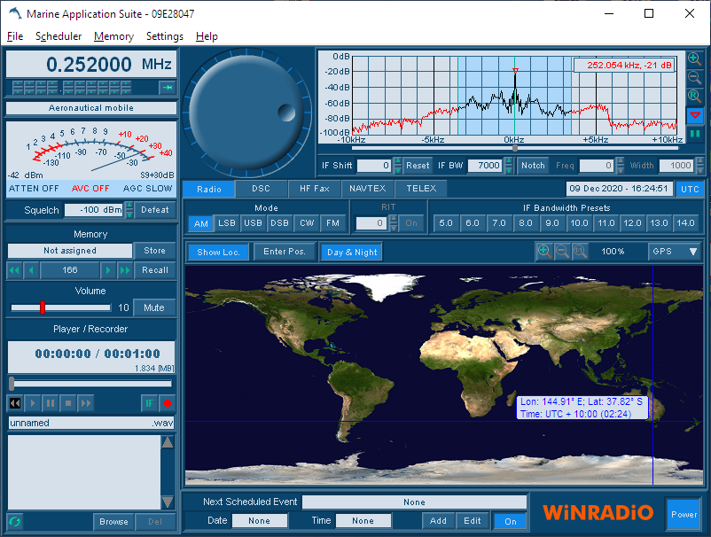 Marine Application Suite Classical Mode User Interface